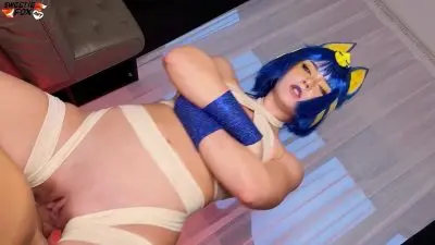 Cosplay Ankha meme 18真实色情版